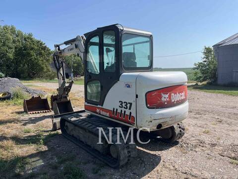 Bobcat 337, Mini Excavator, 3834 hours, S/N: AAC811031, 2008 - Image 4