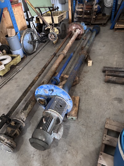 Vertical Turbine Pump (VTP) Assemblies with WEG 5 HP Hollow Shaft Motors (2 available) - Image 1