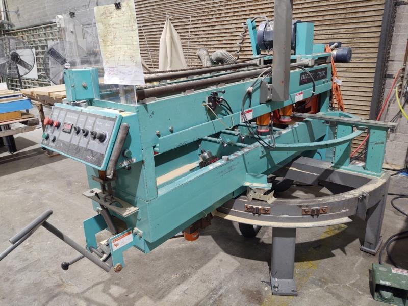 Edgetech #CTS730, countertop saw w/routers, 16" diameter blade, 45" crosscut @ 90°, 5 HP, (4) 1.5 HP router - Image 1