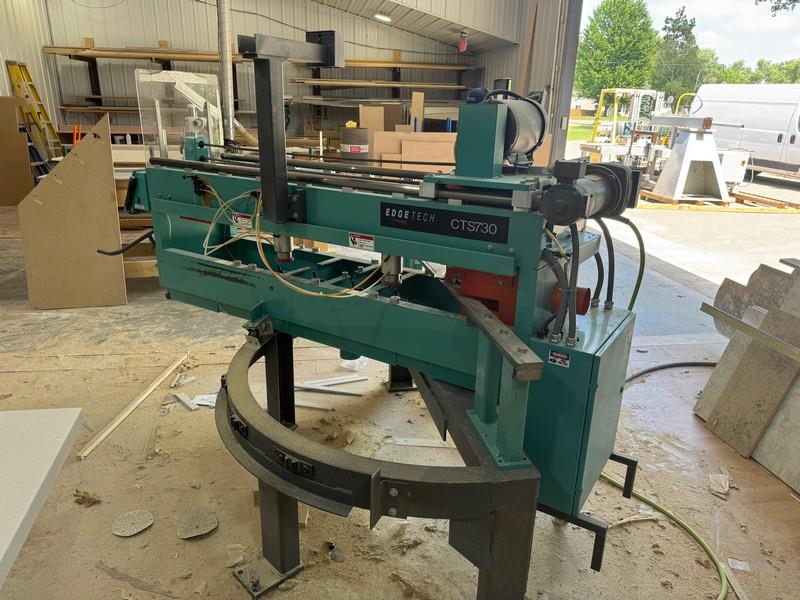 Edgetech #CTS730, countertop saw w/routers, 16" diameter blade, 45" crosscut @ 90°, 5 HP, (4) 1.5 HP router - Image 4