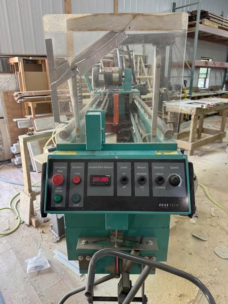Edgetech #CTS730, countertop saw w/routers, 16" diameter blade, 45" crosscut @ 90°, 5 HP, (4) 1.5 HP router - Image 7