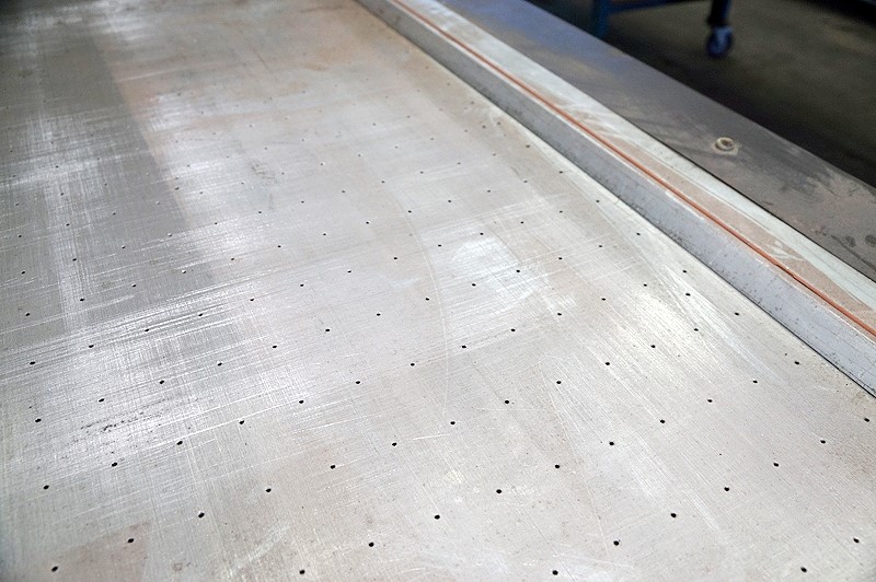 Shaw Almex #TL-6-4-8, thermofoil laminating vacu, (2) trays, 59" x 114" platens, 300 PSI, 300&deg; F, 240 Gal. - Image 4