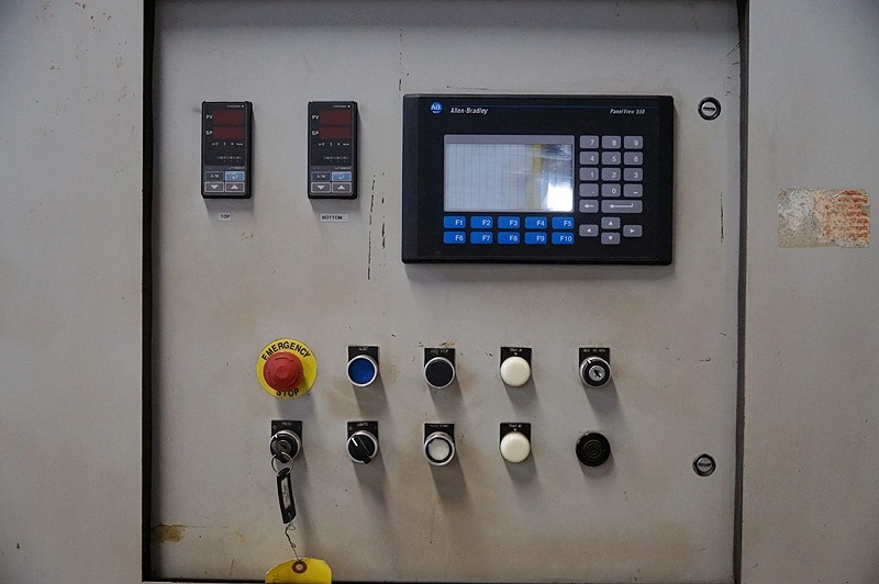 Shaw Almex #TL-6-4-8, thermofoil laminating vacu, (2) trays, 59" x 114" platens, 300 PSI, 300&deg; F, 240 Gal. - Image 6