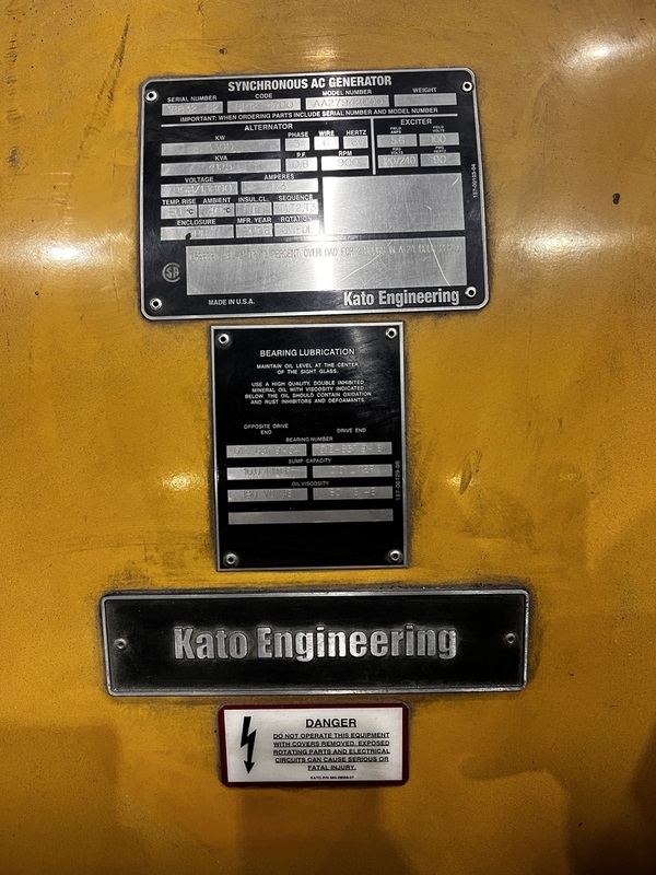 3300 KW Caterpillar #3612 DITA, diesel generator set, 3 Phase, 40,281 hours - Image 3