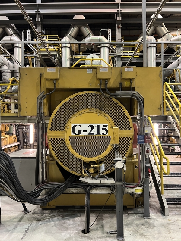 4400 KW Caterpillar #3616, diesel generator set, 5500 kVA, 7968/13800 Volts, 77,025 hours, 2007 - Image 2