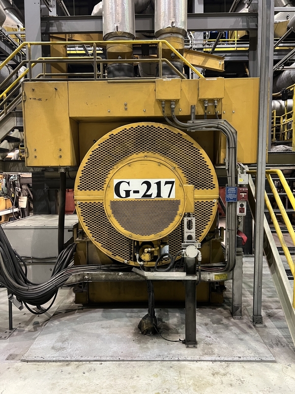 3300 KW Caterpillar #3612 DITA, diesel generator set, 4125 kVA, 7968/13800 Volts, 42,217 hours, 2006 - Image 2