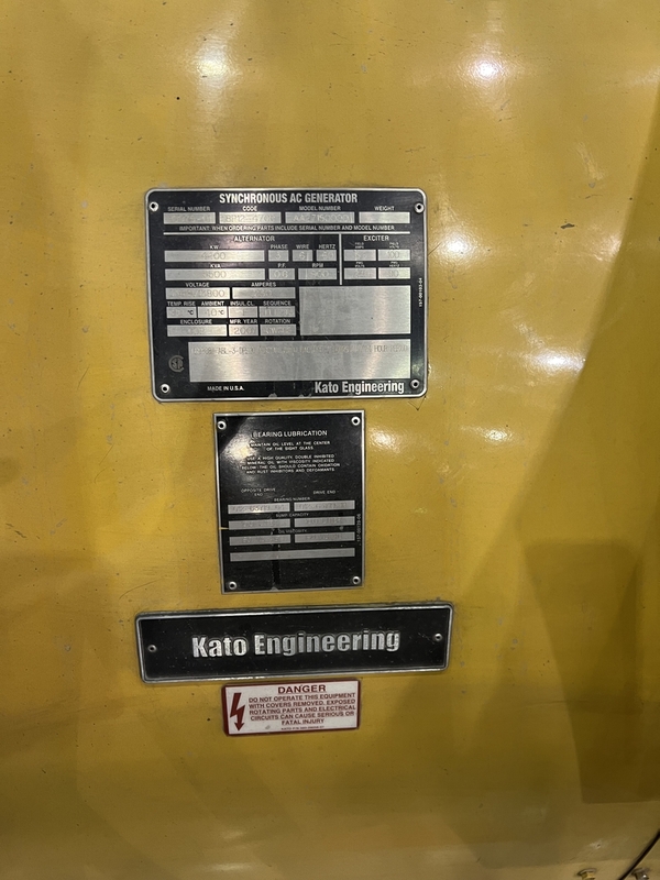 4400 KW Caterpillar #3616, diesel generator set, 5500 kVA, 7968/13800 Volts, 80,241 hours, 2007 - Image 3