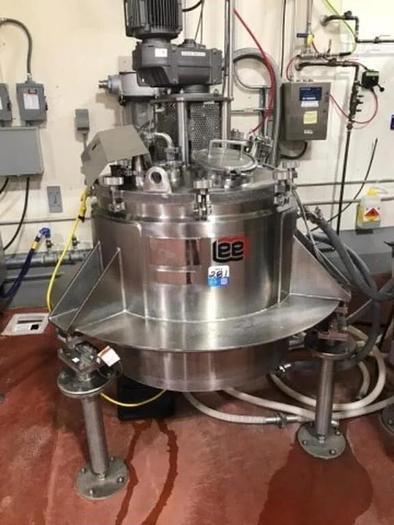 50 gallon Lee #50U7S, single agitation vacuum direct steam kettle, (2) 8" diameter openings enable optional - Image 7