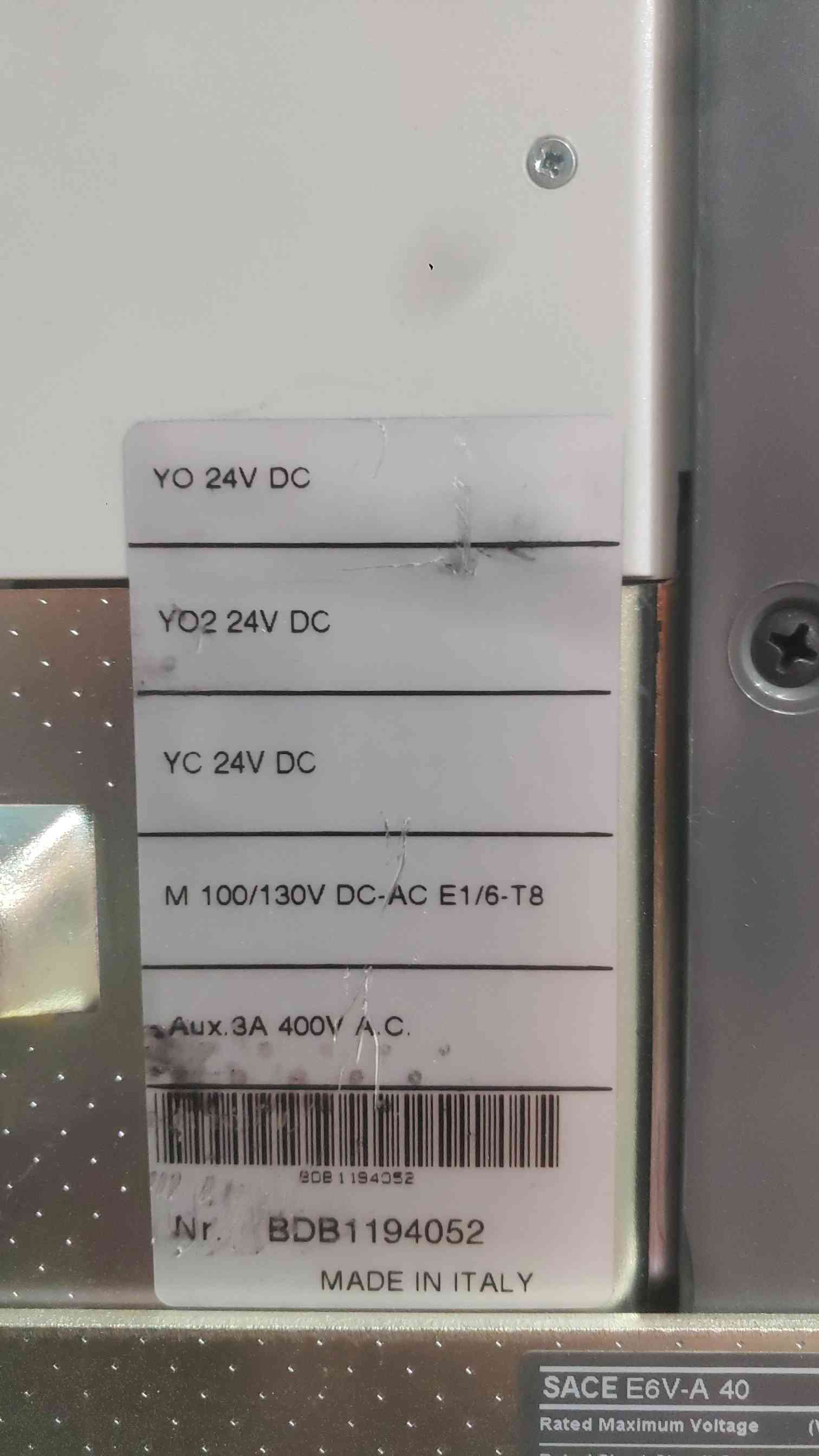 4000 Amps, ABB, SACE Emax E6V-A 40, drawout, PR123/P-LSIG trip unit - Image 6
