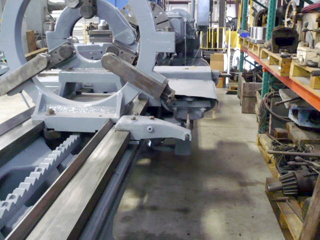 40" x 204" Monarch #32NN, 2-1/4" spindle bore, 32" chuck, 40 HP, 10-505 RPM, #5MT, rapid traverse, 1957 - Image 9