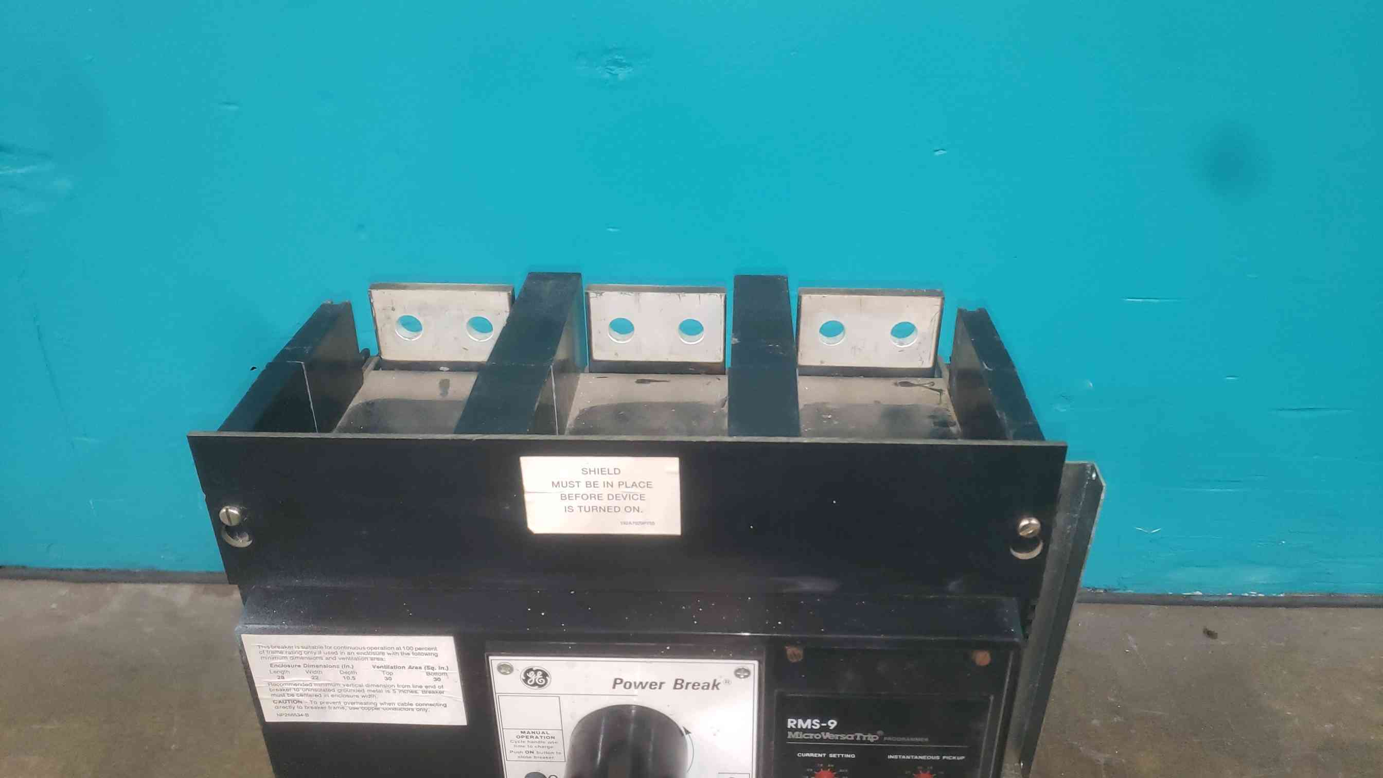 1600 Amps, General Electric, Power Break THP1616SS, 3-pole, RMS-9 MicroVersaTrip - Image 4
