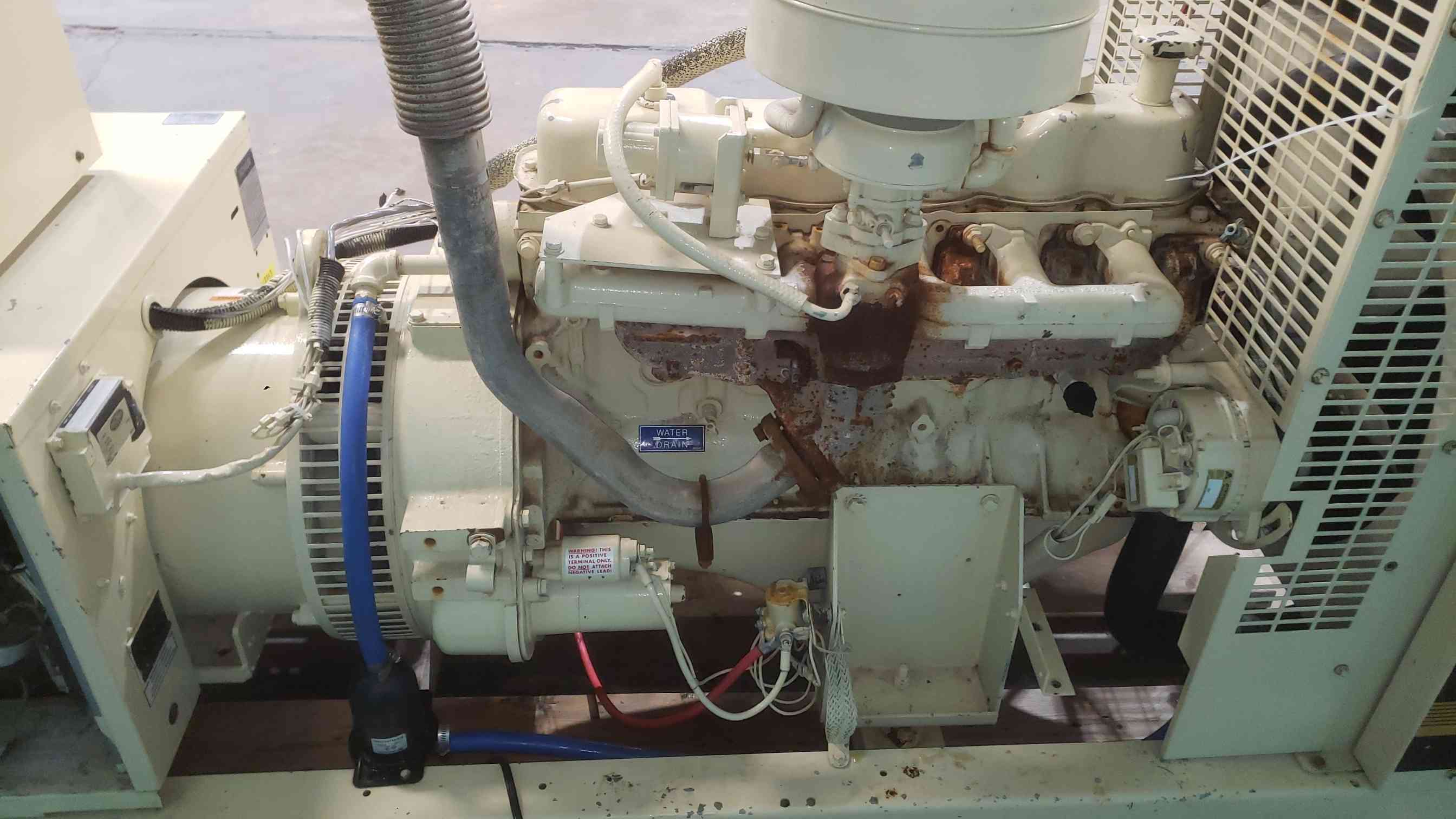 30/33 KW Kohler #33RZ82, natural gas/LP generator set, 120/240 Volts, multi-phase, 99 Amp, 885 hours, tested - Image 7