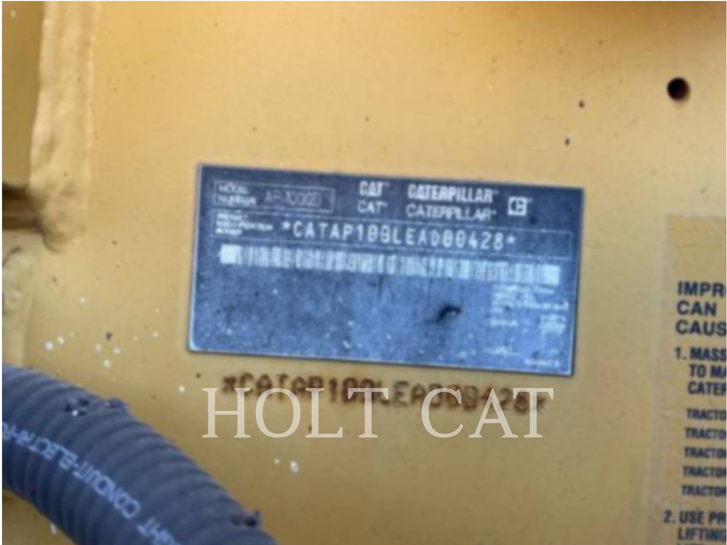 Caterpillar AP1000D, Vibratory Single Drum Asphalt, 9426 hours, S/N: EAD00428, 2011 - Image 6