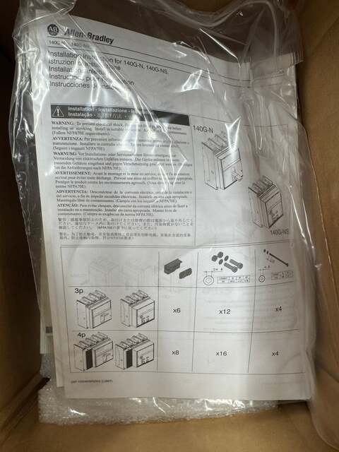 Allen-Bradley Molded Case Circuit Breaker 140G-N0H3-E12 600V - Image 2