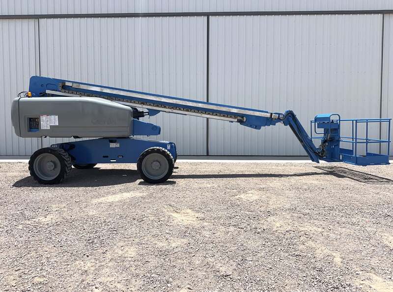 500 lb. Genie #S-65, man lift, 65' lift height, Deutz diesel engine, 4X4 traction, solid tires, 2008 - Image 3