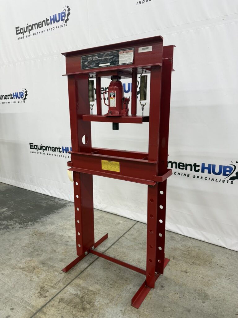 20 Ton, Sunex #5220, H-frame hydraulic manual floor shop press, 6" stroke, 24.5" throat - Image 2