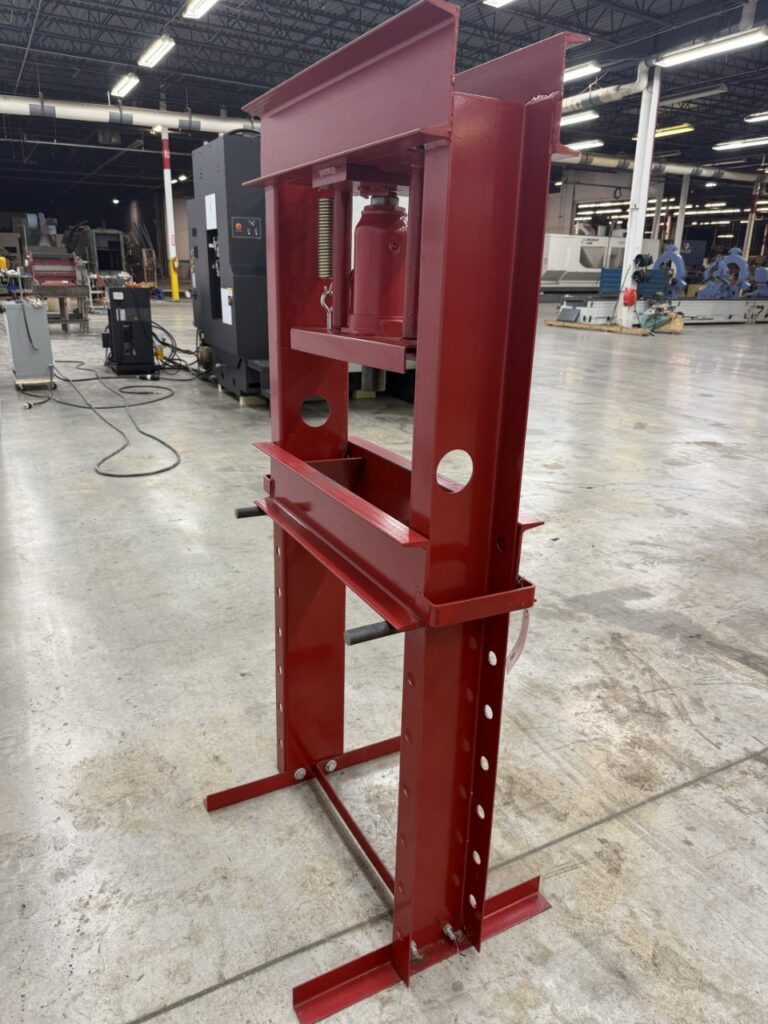 20 Ton, Sunex #5220, H-frame hydraulic manual floor shop press, 6" stroke, 24.5" throat - Image 7
