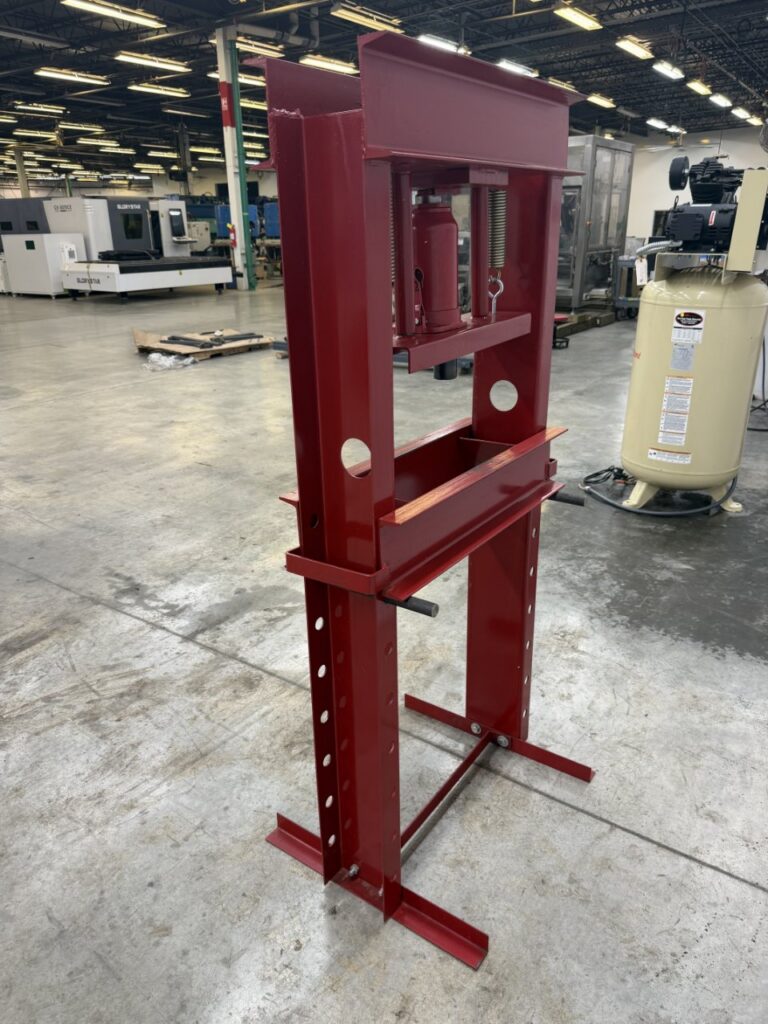 20 Ton, Sunex #5220, H-frame hydraulic manual floor shop press, 6" stroke, 24.5" throat - Image 9