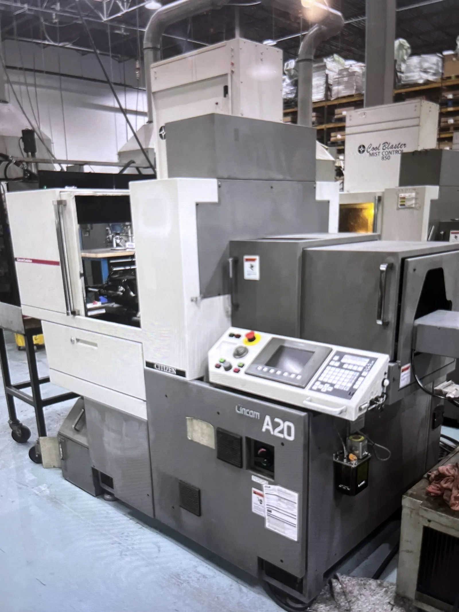 Citizen #A20-VII, swiss lathe, 0.79" capacity, 6.5" length, 8000 RPM, 21 tools, magazine barfeed, high - Image 1
