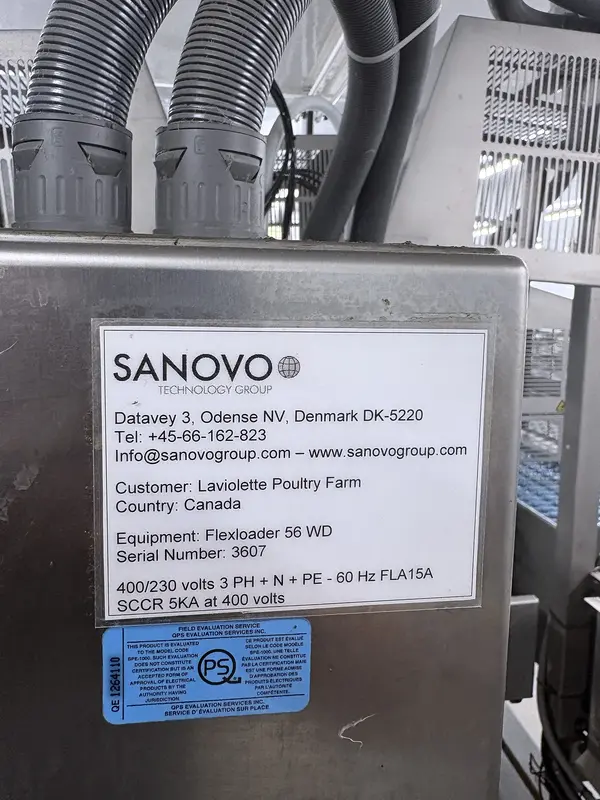 Sanovo #Alpha-Grader-100, egg grading machine, 100 cases/hr, 460 V., 3 Ph., 2017 - Image 10