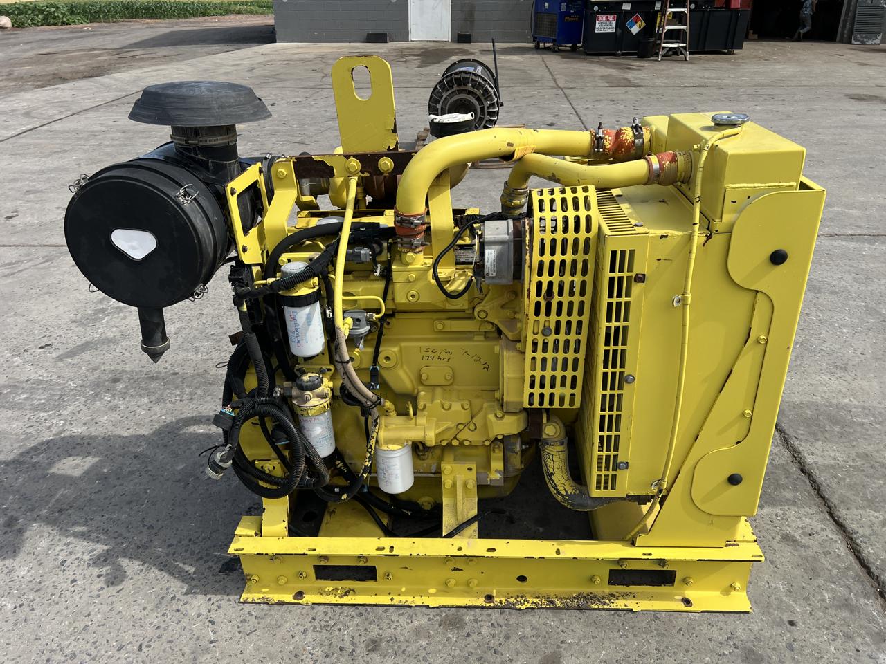 130 HP John Deere #4045HF285, Power Unit w/ Radiator & Air Cleaner, 86-93 KW @ 2200 RPM, 18,000 hours, 2011 - Image 1