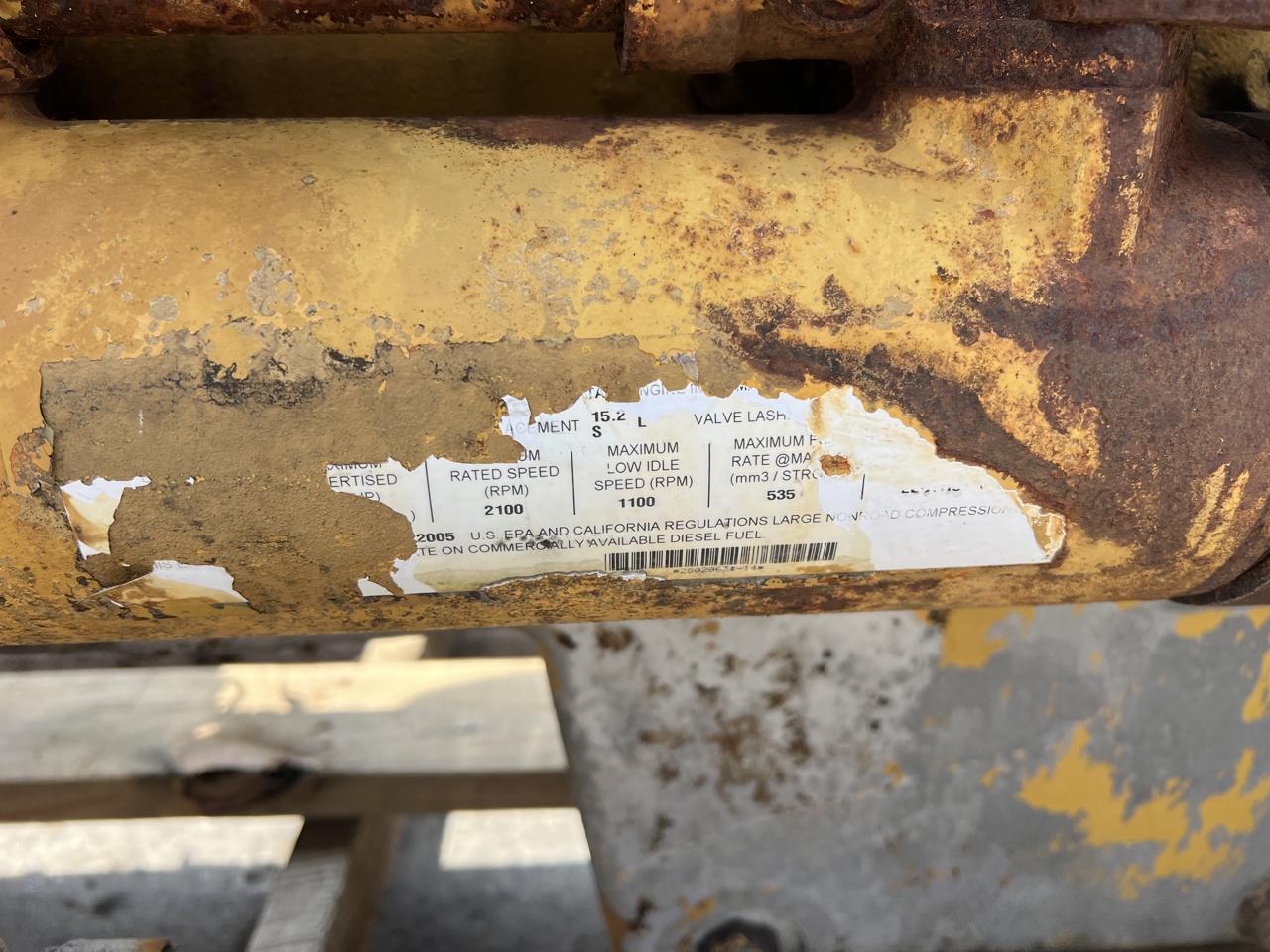 318 HP Caterpillar #C15, Diesel Engine from 740 Head Truck, 2100 RPM, 2005 - Image 10