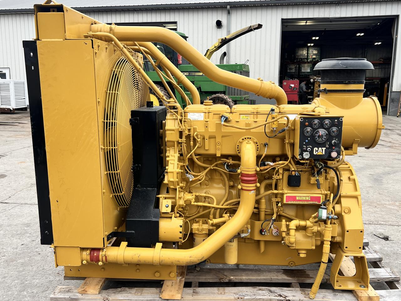 630 HP Caterpillar #C18, Industrial Engine Power Unit w/ Radiator & Controller, 2100 RPM, 3 hours, 2010 - Image 6