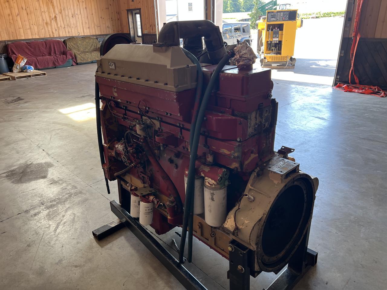 600 HP Cummins #KTA-19-P, Industrial Engine from Tub Grinder, 500 hours, 1995 - Image 6