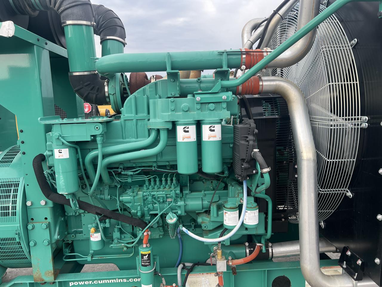 1000 KW Cummins/Onan #DQFAH-2140003, Diesel Generator Set, 277/480 Volts, 1800 RPM, circuit breaker, 3PH, 6 - Image 9