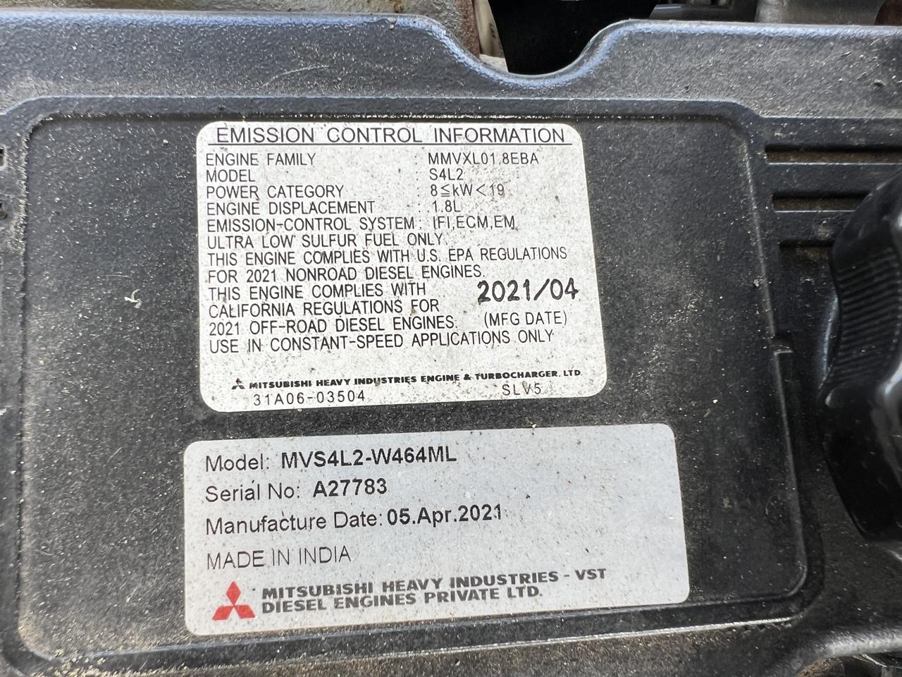 13 KW Generac #MLG15M, Portable Generator, Mitsubishi diesel engine, 120/240 Volts, 1800 RPM, circuit - Image 9