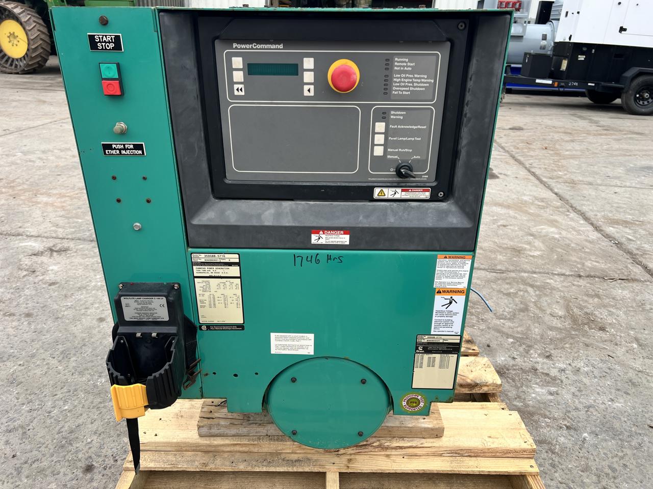 35 KW, 1800 RPM, Cummins/Onan/Newage #35DGBB-5716, Generator End w/ Controller & Breaker, 120/208 Volts, 3PH - Image 8