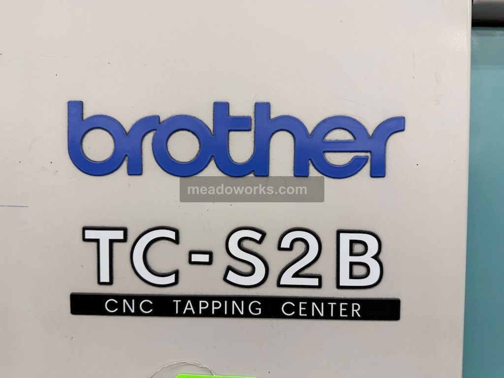 Brother #TC-S2B, CNC tapping center, 4-Axis, 21 ATC, Yukiwa 4th axis table, 9 HP, Brother CNC-A00 control - Image 6