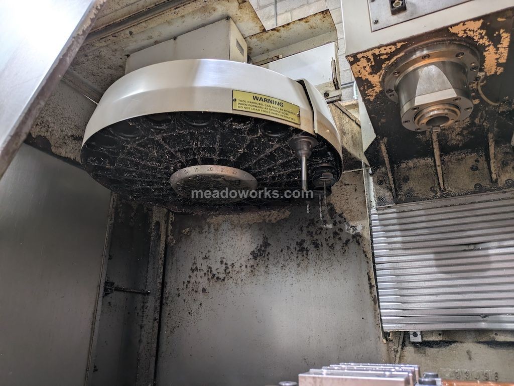 Bridgeport #Torq-Cut-TC4, vertical machining center, 3-Axis, GE Fanuc Series O-M control, 440 V. - Image 7