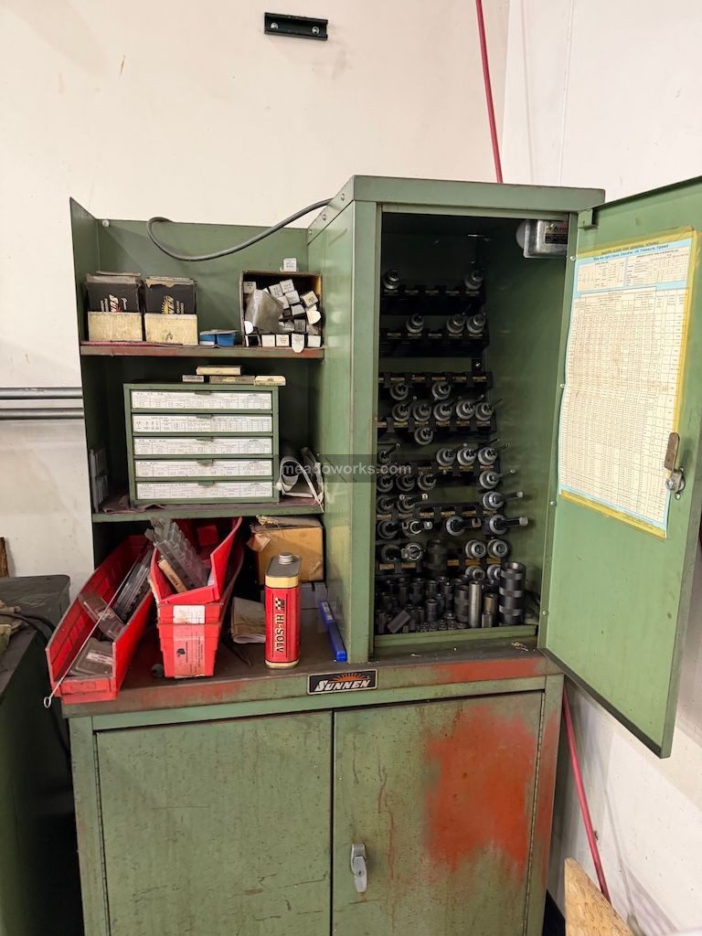 Sunnen #MBB-1660, precision honing machine, cabinet and tooling - Image 4