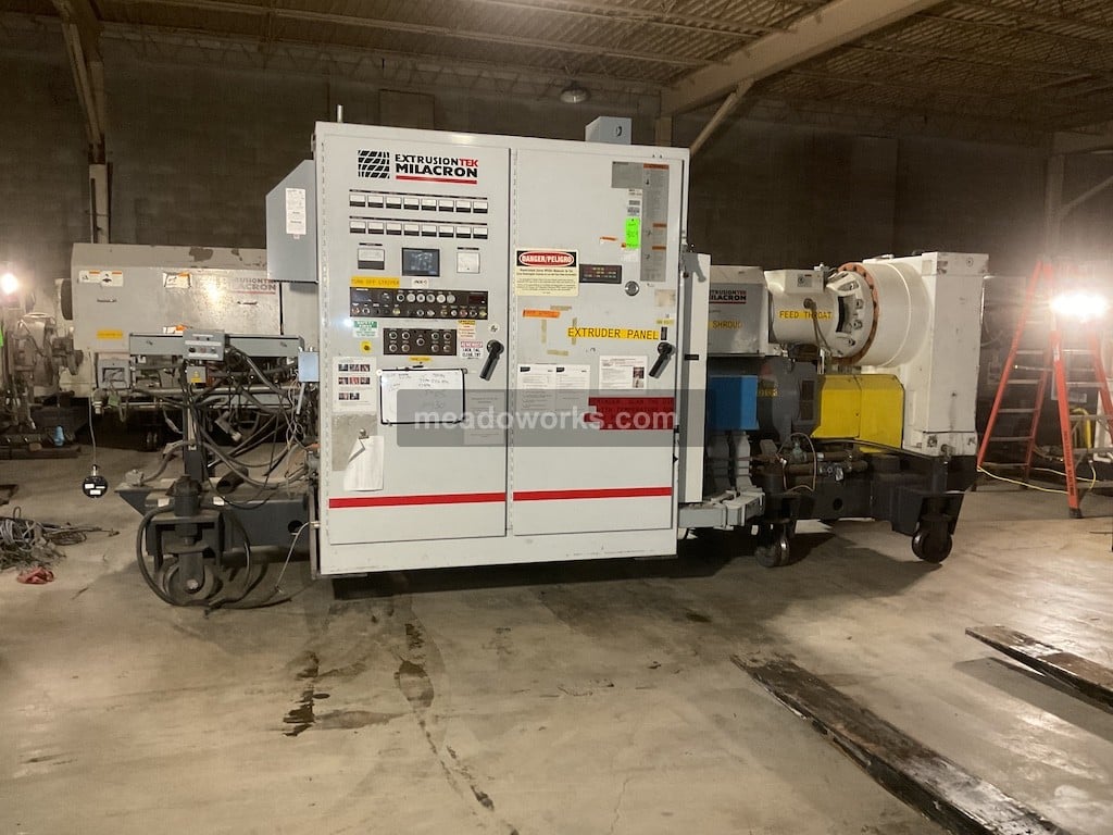 Milacron #Apex-6.0, 6" single screw extruder, 2000 - Image 1