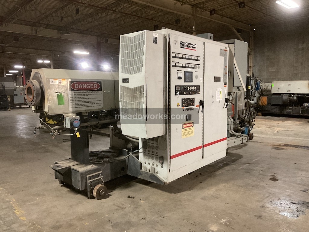 Milacron #PAK-600, 6" single screw extruder, 2005 - Image 1