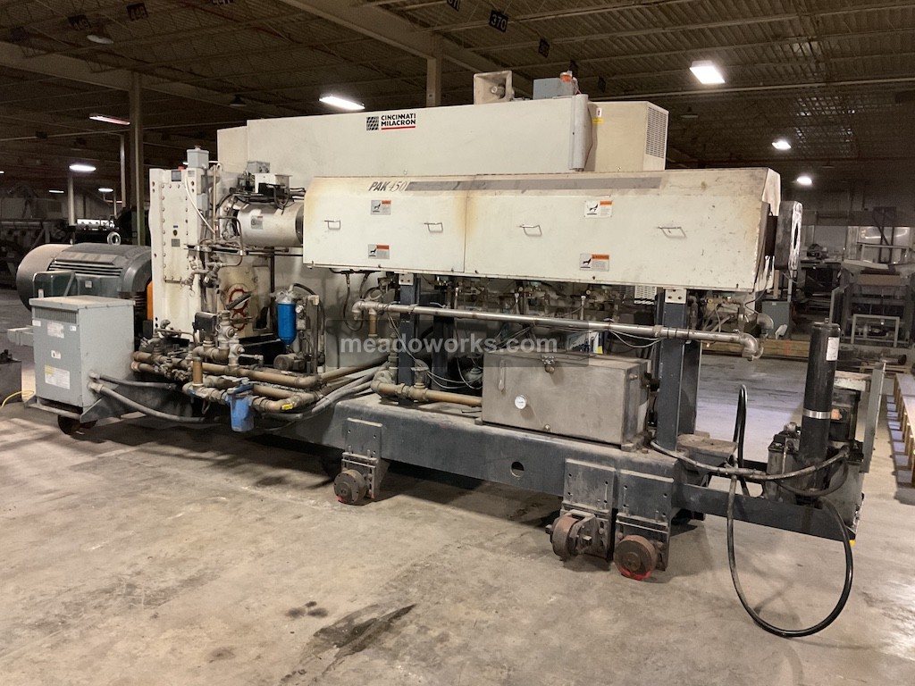 Milacron #PAK-450-G, 4.5" single screw extruder, 2008 - Image 3