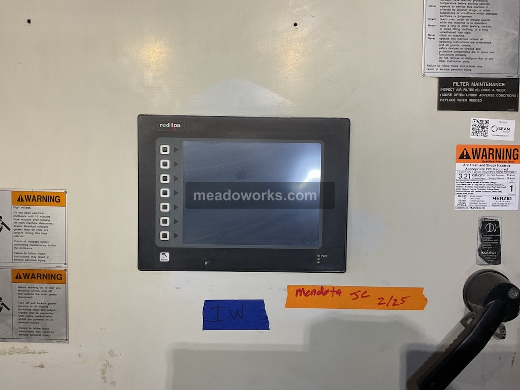 Milacron #PAK-450-G, 4.5" single screw extruder, 2008 - Image 7