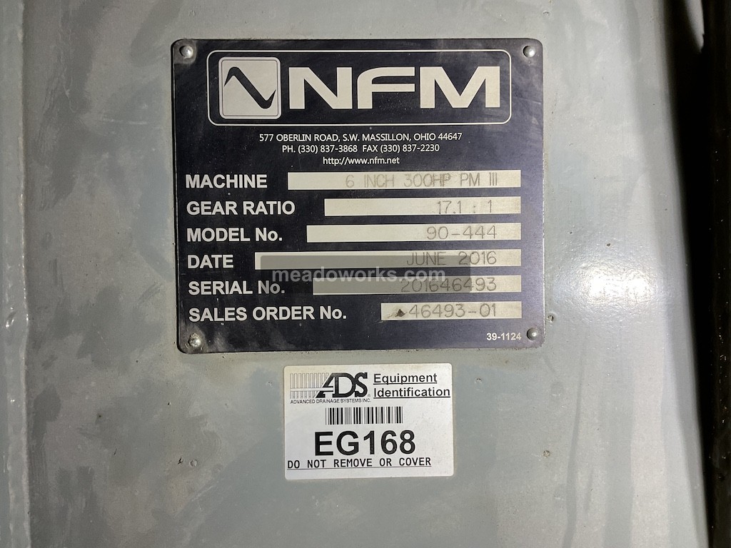 NFM #90-444, 6" single screw extruder, 2016 - Image 4