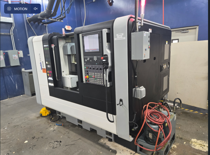 Quick-Tech #T8-Hybrid, 9-Axis CNC Lathe, 19.7" swing, 20" between centers, 13.8" max. turning length, 11.8" - Image 7
