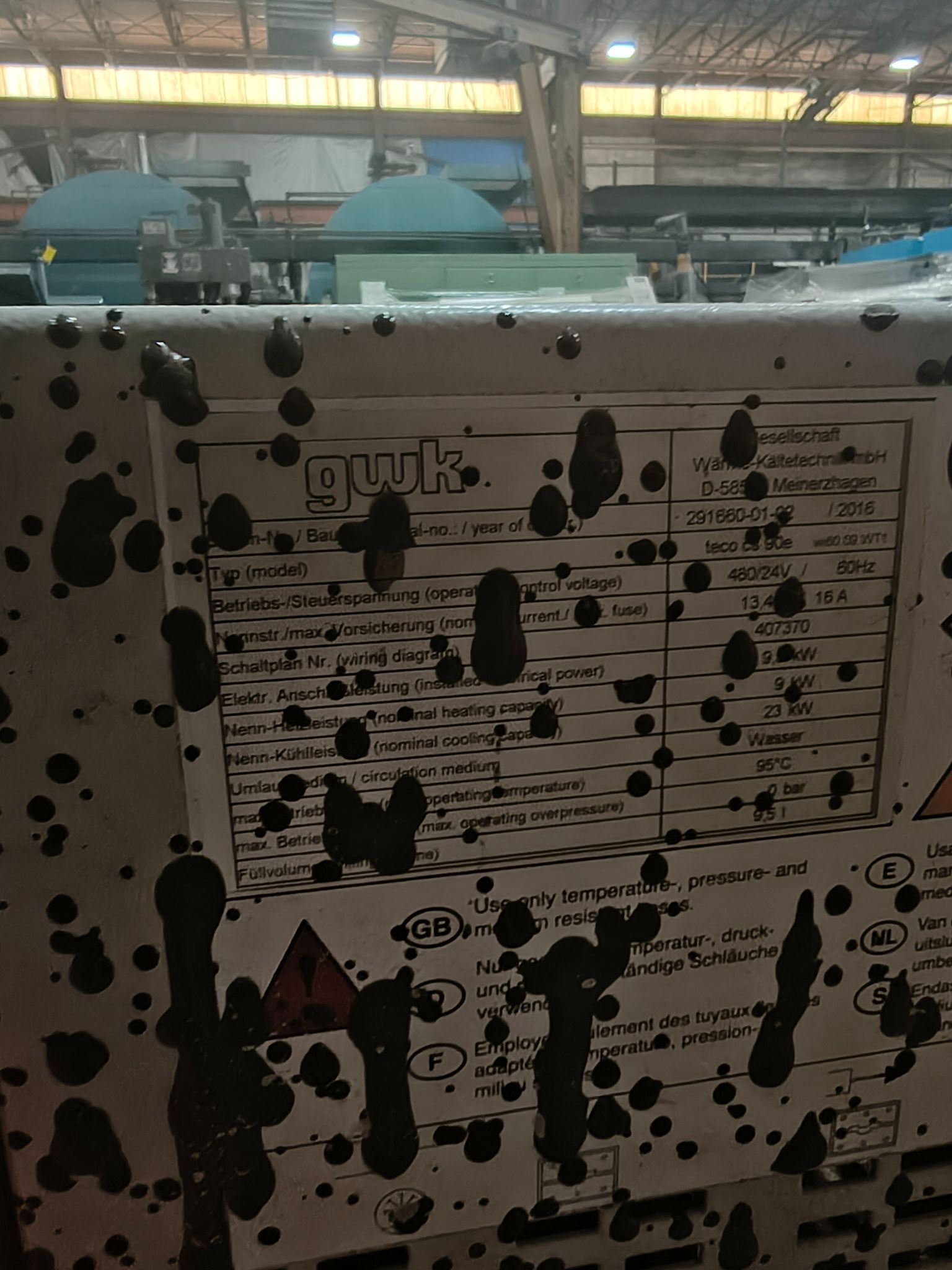GWK #TECO-CS-90E, water TCU, 95C, 9 KW, 2019 - Image 7
