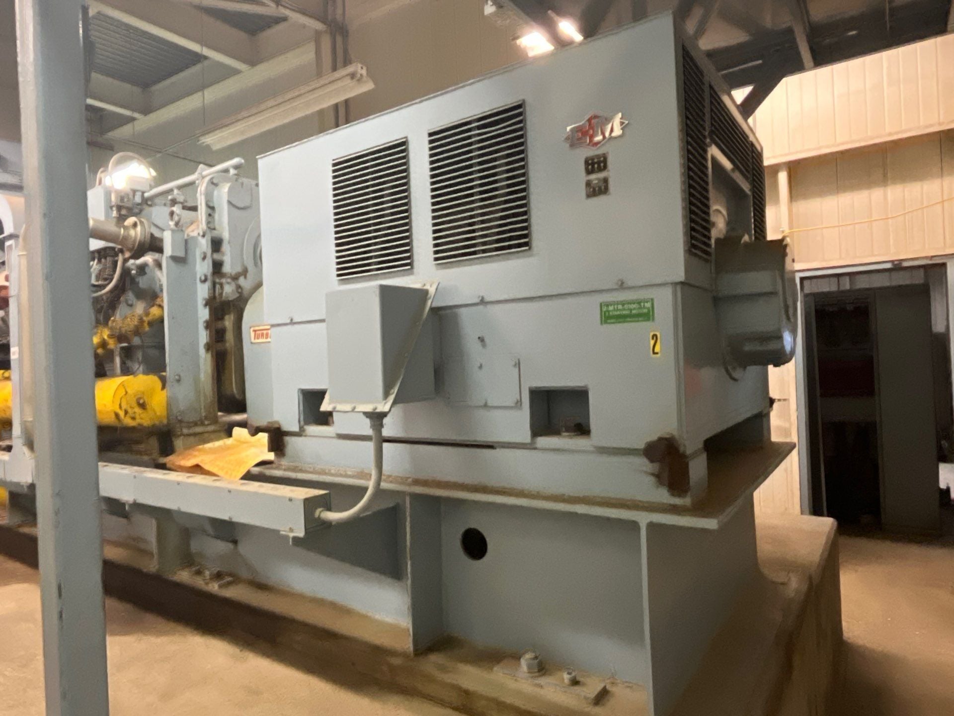 ABB #GT11C/GT11D, Gas Turbine Generator Block, 196 MW, EM Air-Cooled, 4 units - Image 7