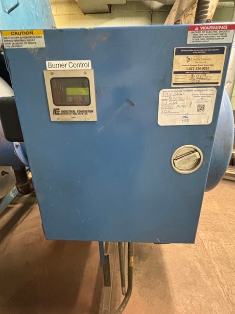 350 HP Superior Boiler Works #4-X-1506, Packaged Steam Boiler, 150 PSI, 1506 sq.ft., 12048 BTUH, 1997 - Image 7