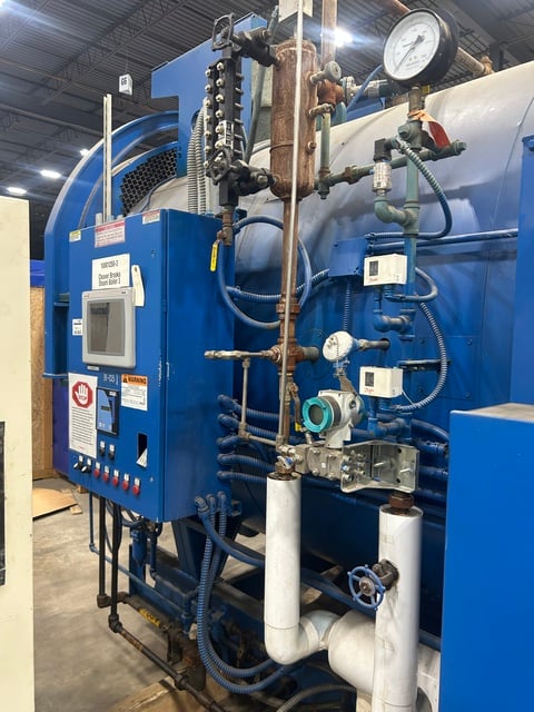 350 HP Cleaver-Brooks #CBLE-200-350-150ST, Packaged Steam Boiler, 150 PSI, AB PowerFlex 400 VFD, 2015 - Image 6