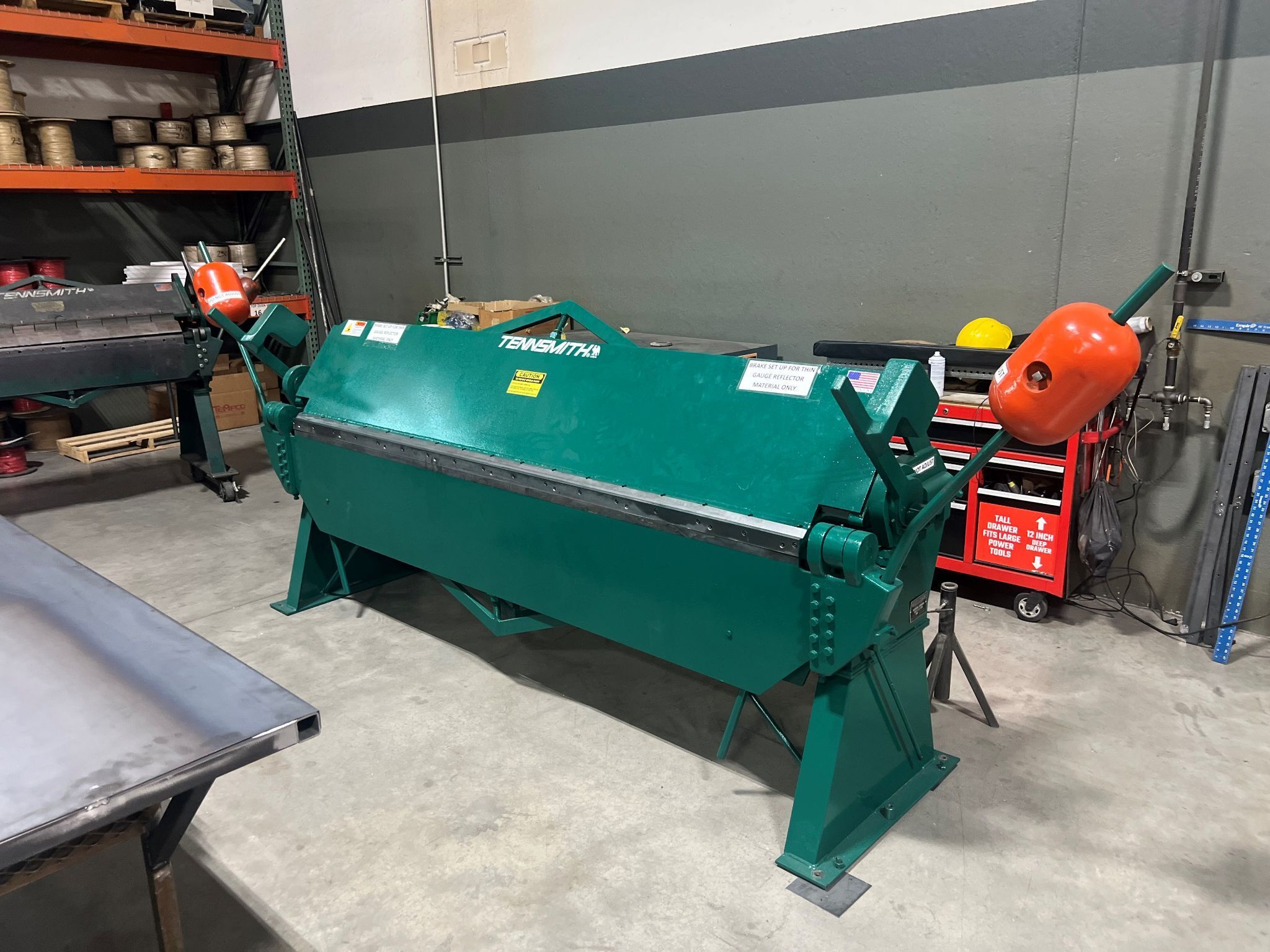 12 gauge x 8' Tennsmith #HB97-12, Apron Brakes, 97" bend L, new, 2025 - Image 1