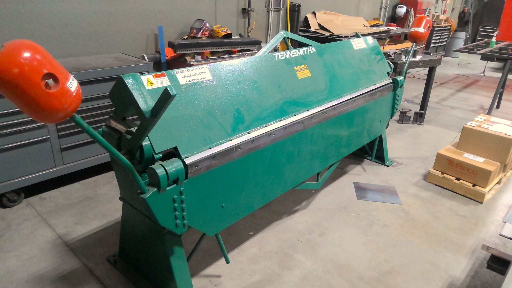 12 gauge x 8' Tennsmith #HB97-12, Apron Brakes, 97" bend L, new, 2025 - Image 2