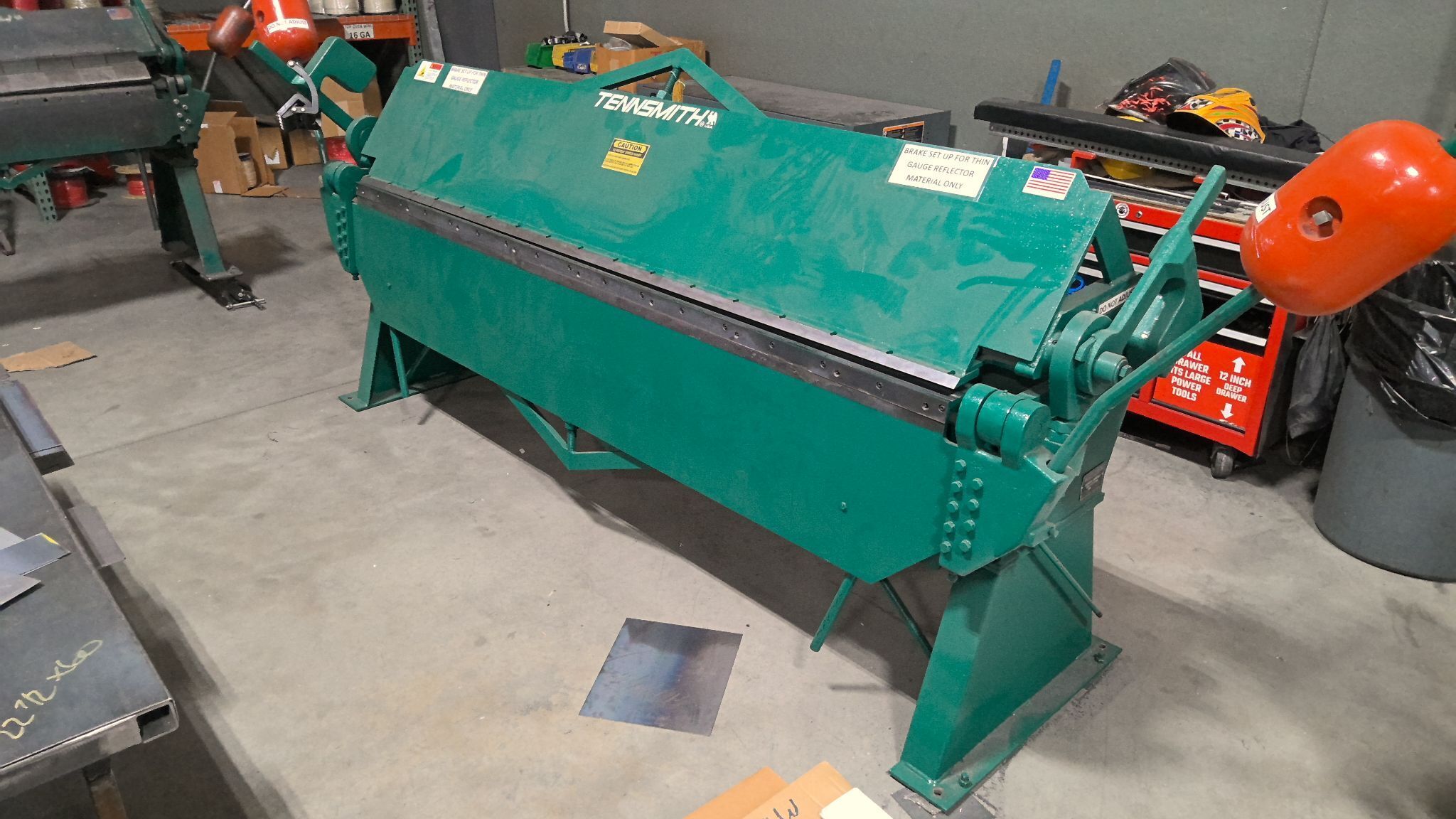 12 gauge x 8' Tennsmith #HB97-12, Apron Brakes, 97" bend L, new, 2025 - Image 3