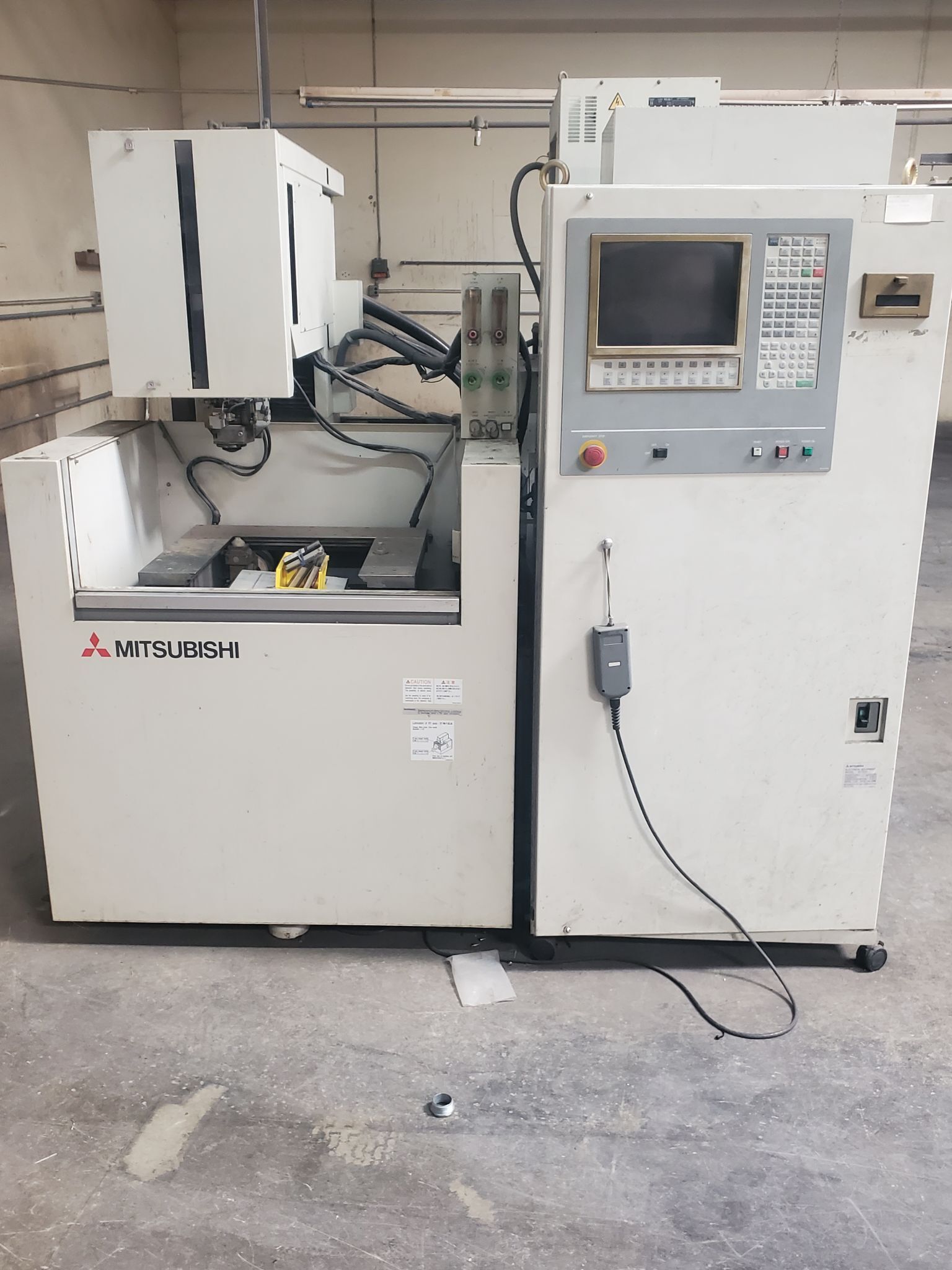 Mitsubishi #FX-10, CNC Wire Electrical Discharge Machine, 13.8" X, 9.8" Y, 8.7" Z, 24.8" x20.8" table - Image 1