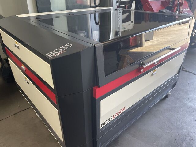 Boss #HP3655, Laser Engraving Machine, 55.1" x 35.4" cut area. 155 width, Lightburn software - Image 2