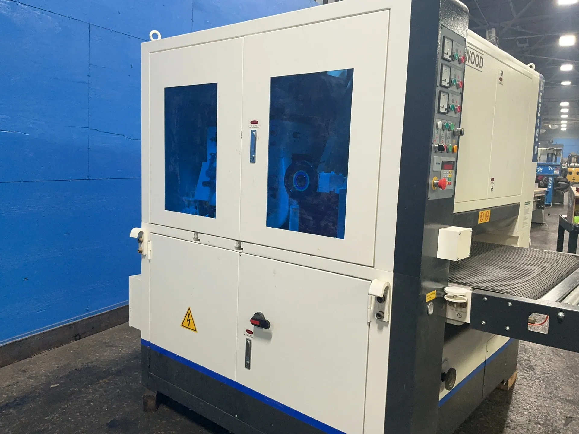 48" Stiles Machinery #S-L34-MRK, wide belt sander, 75.5 HP, 230/460 V., 2021 - Image 2